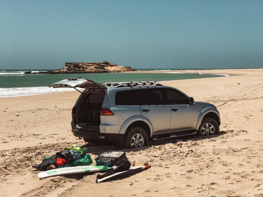 Naviguer sur le spot de Dakhla